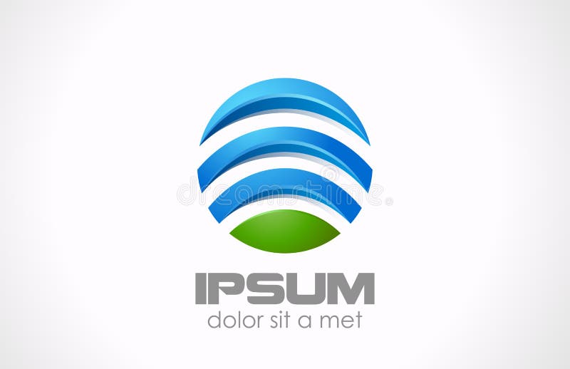 Icono abstracto del círculo. Global, medios, tecnología Lo libre illustration Icono abstracto del círculo. Global, medios, tecnología Lo libre illustration