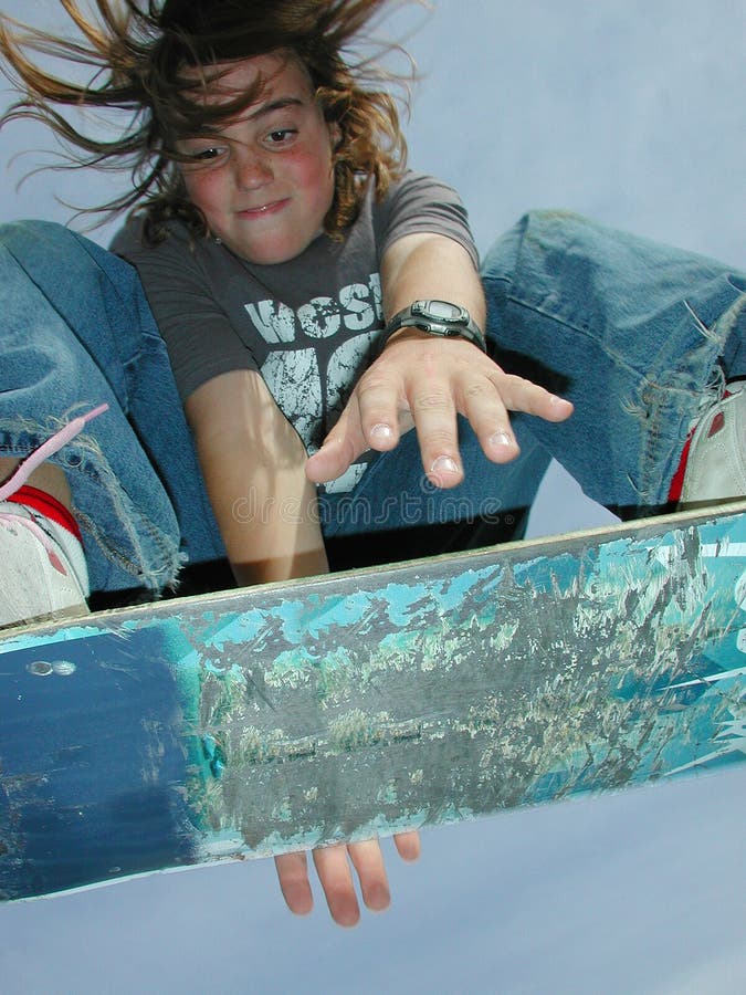 Extrémnej skateboardista dostať niektorí zlý vzduch.
