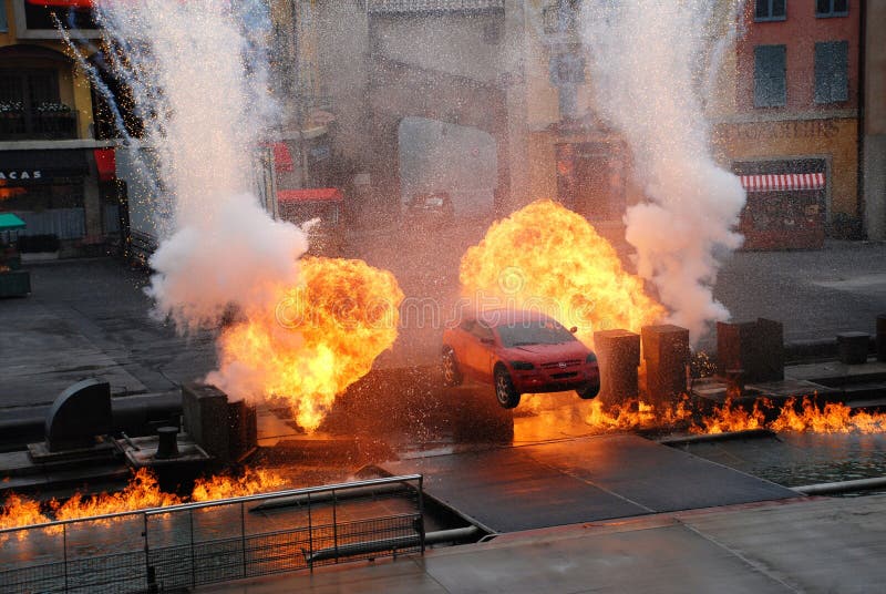 Extreme Bremsungsshow lizenzfreies stockfoto Extreme Bremsungsshow lizenzfreies stockfoto
