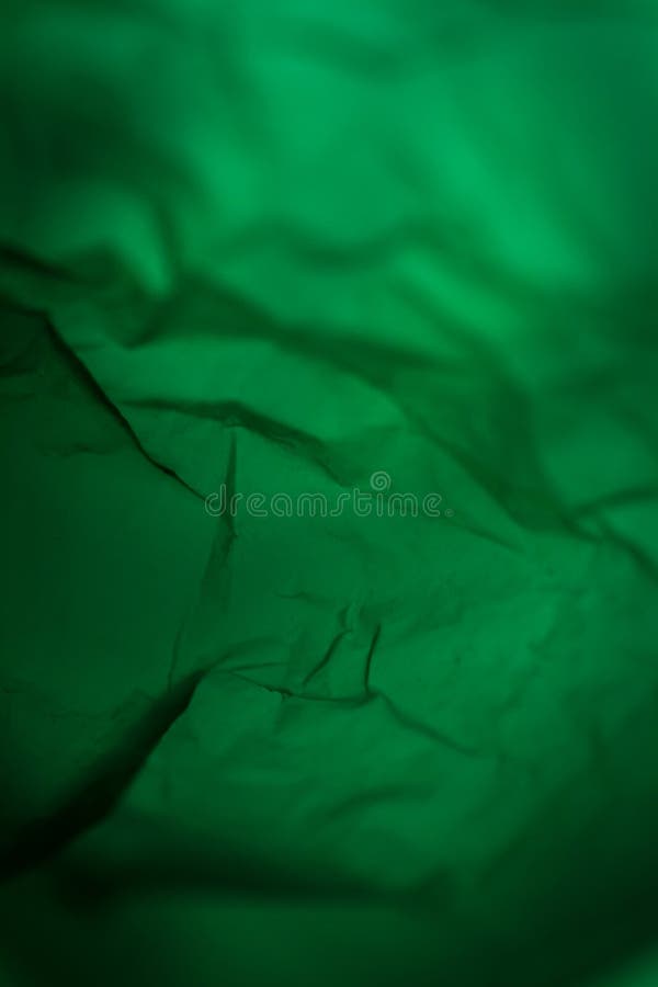 Extreme close up of green empty plastic bag background stock photography