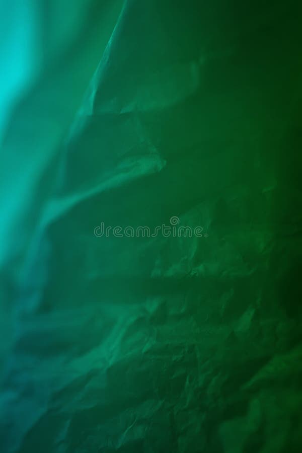 Extreme close up of green empty plastic bag background stock photos