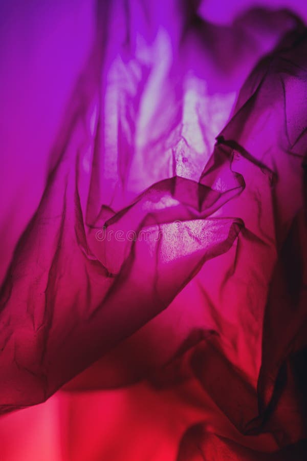 Extreme close up of red empty plastic bag background royalty free stock photos