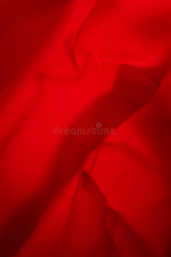 Extreme close up of red empty plastic bag background stock photography