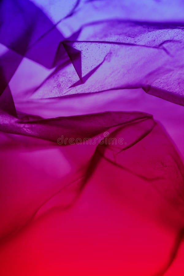 Extreme close up of red empty plastic bag background royalty free stock photos