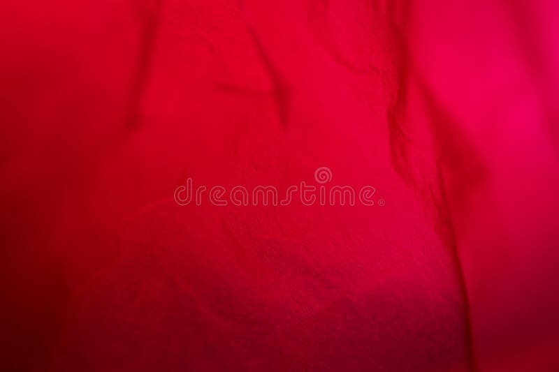 Extreme close up of red empty plastic bag background stock image
