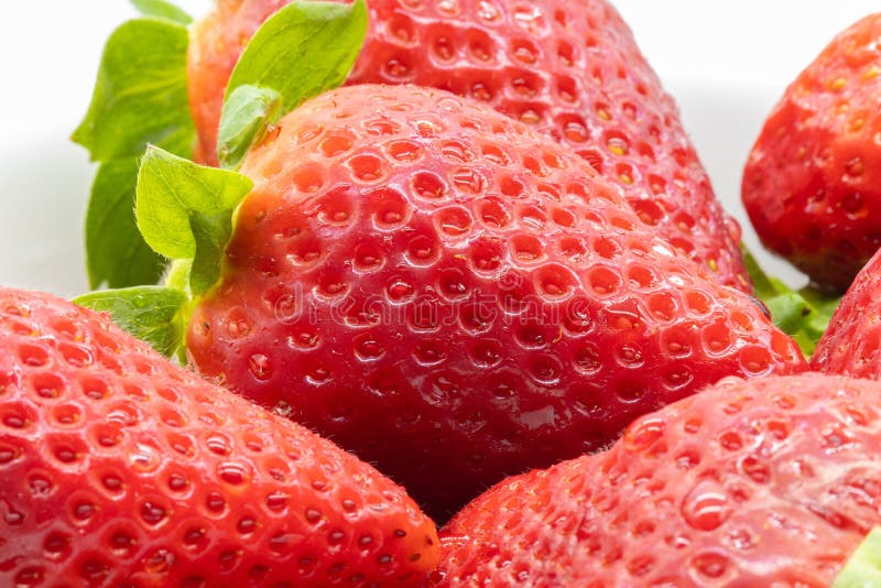 354 Extreme Closeup Fresh Strawberry Stock Photos Free & RoyaltyFree