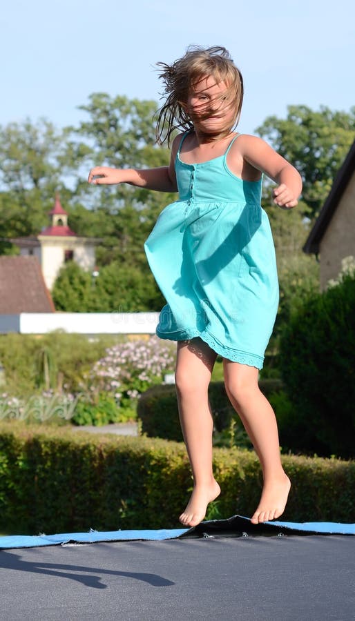 Extreme Funny Trampoline Jumps Stock Photo Image 26537520