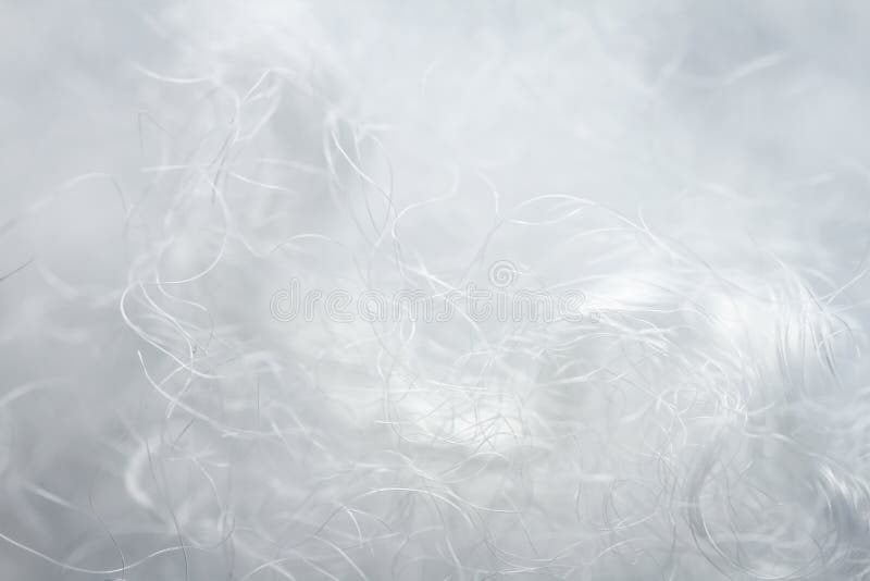 Extreme macro of polyester stable fiber stock photos