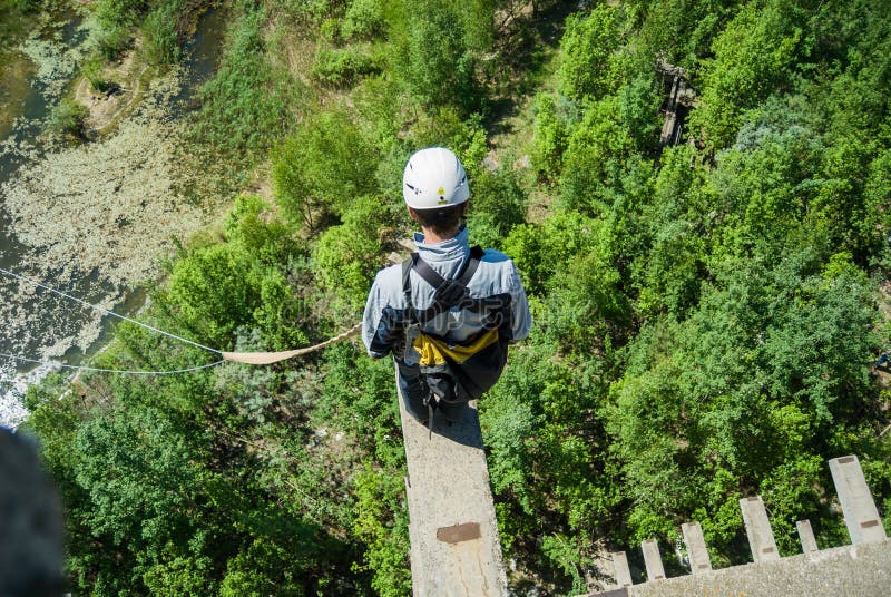 Extreme sports Ropejumping