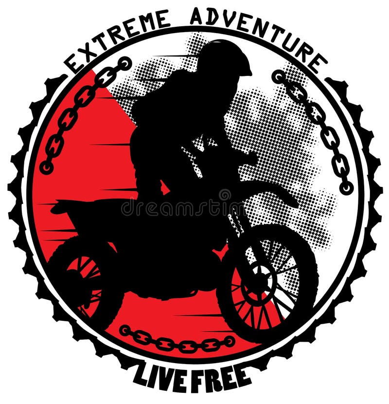 Extreme adventure emblem vector format . Extreme adventure emblem vector format .