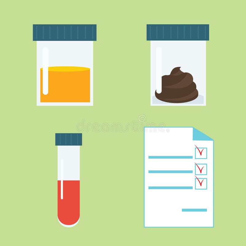 Exámenes médicos fijados libre illustration Exámenes médicos fijados libre illustration