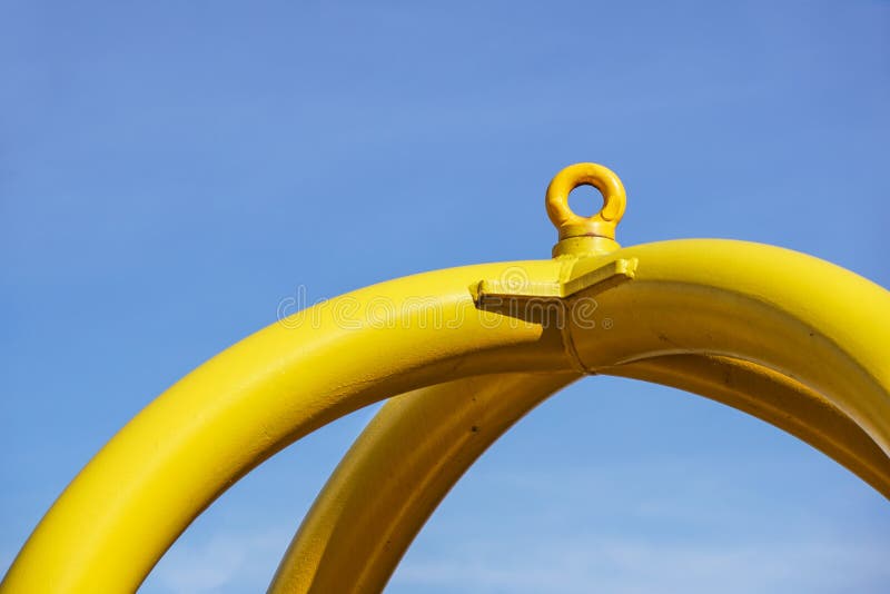 Eye Bolt with Iron Structure Safety Path Fixed in Block by Screws Snap