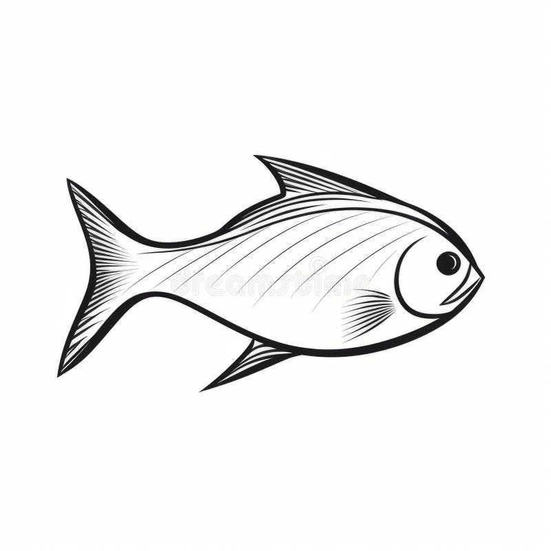 732 Fish Line Drawing Stock Photos - Free & Royalty-Free Stock