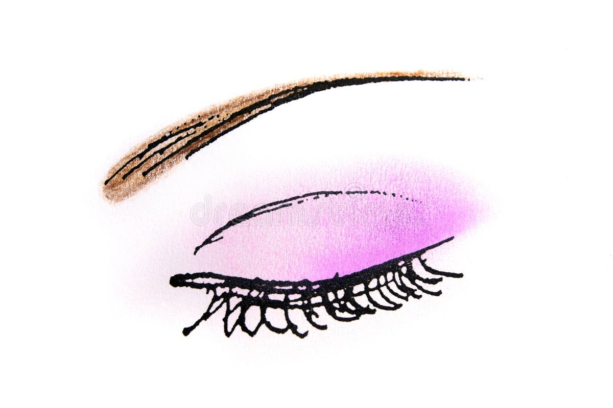 Purple Eye Drawing Stock Illustrations 6 361 Purple Eye Drawing Stock
