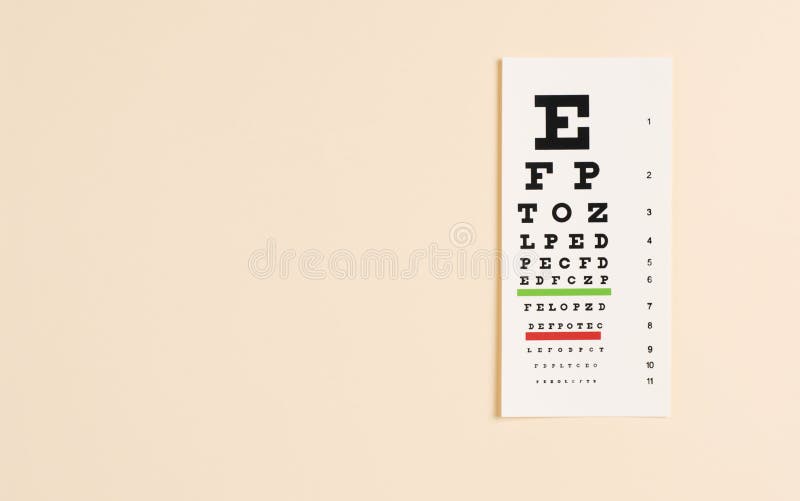 Eye exam chart stock photo. Image of medical, optometrist 10531100