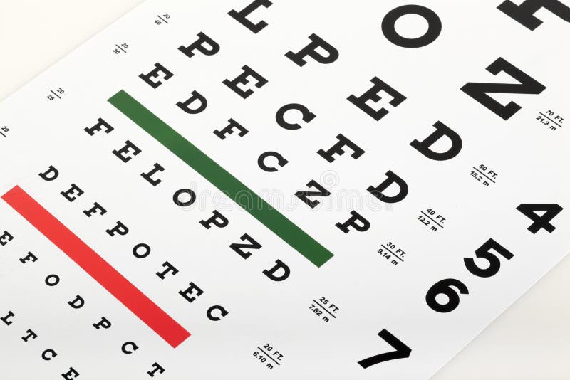 Cdl Eye Test Chart