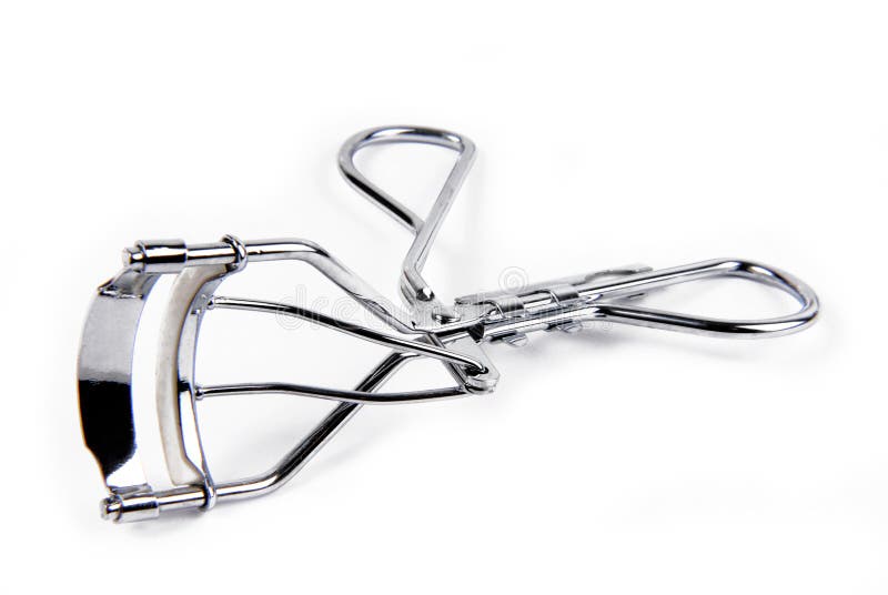 Eye eyelash curler stock photo. Image of salon, horizontal 46925042
