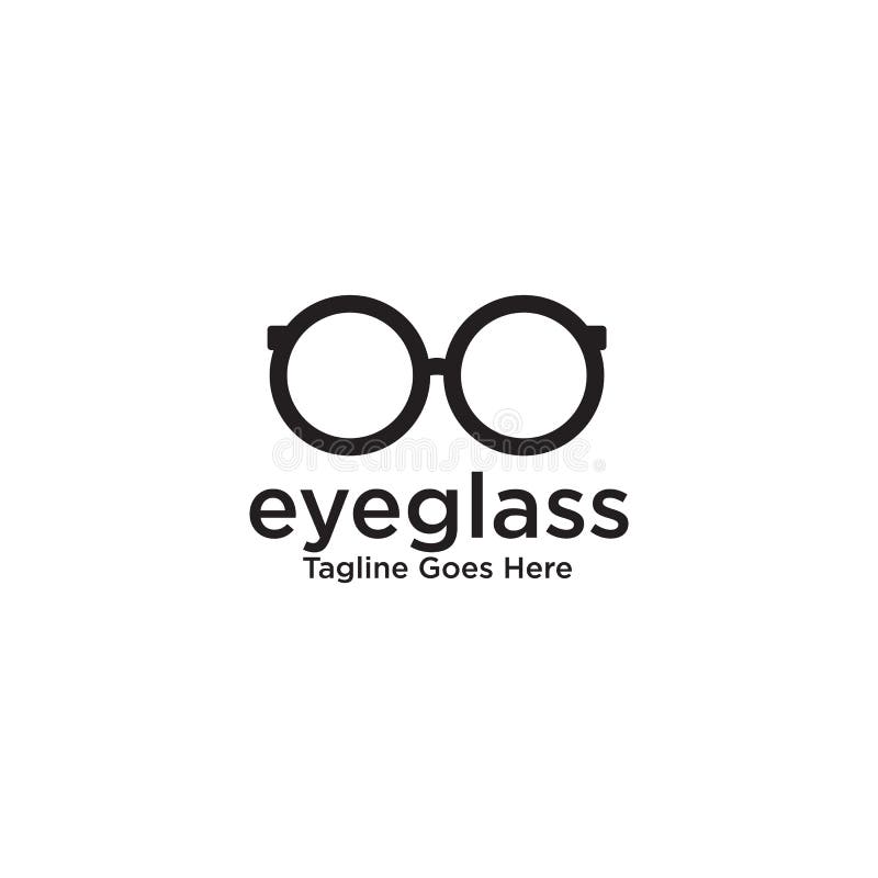 Eye Glasses Logo Design Vector Template Stock Vector - Illustration of ...