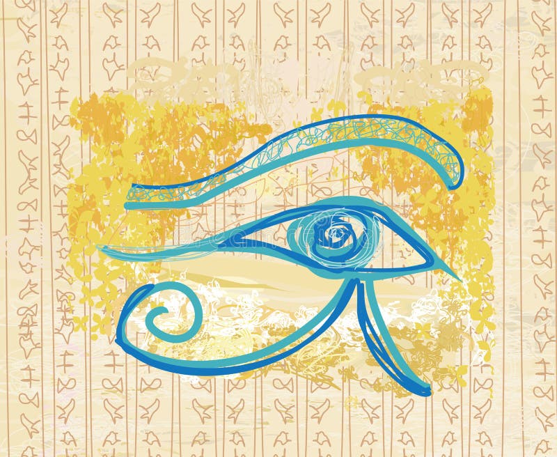 Eye of horus stock illustration