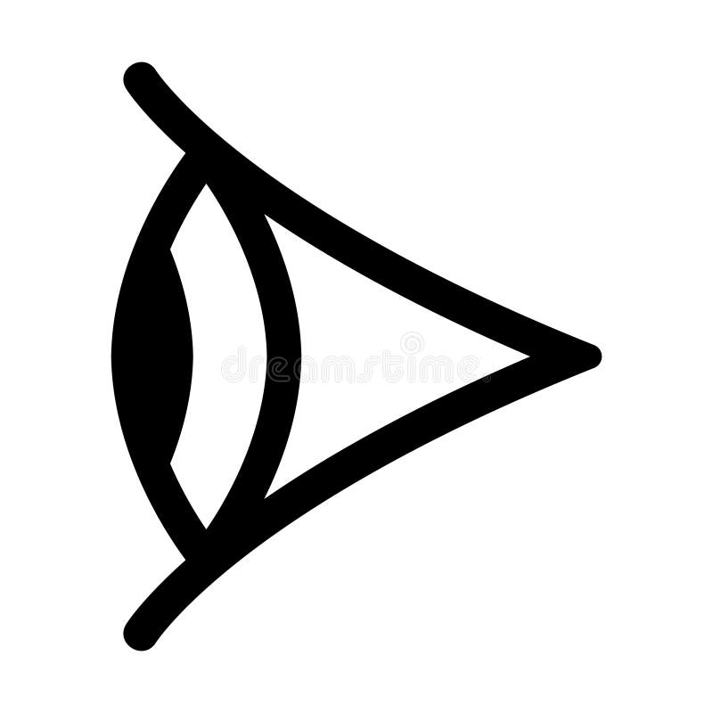 Eye Icon, Vector Symbol Isolated. Stock Vector Illustration of