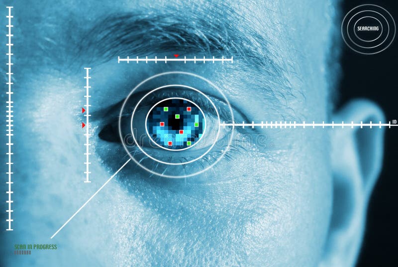 eye irisbildläsningen eye irisbildläsningen