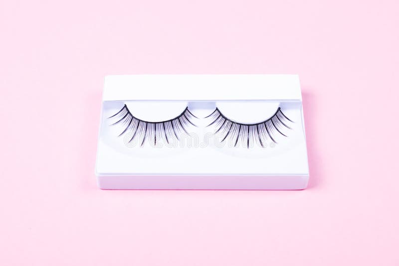 Eye lashes on pink background royalty free stock photo Eye lashes on pink background royalty free stock photo