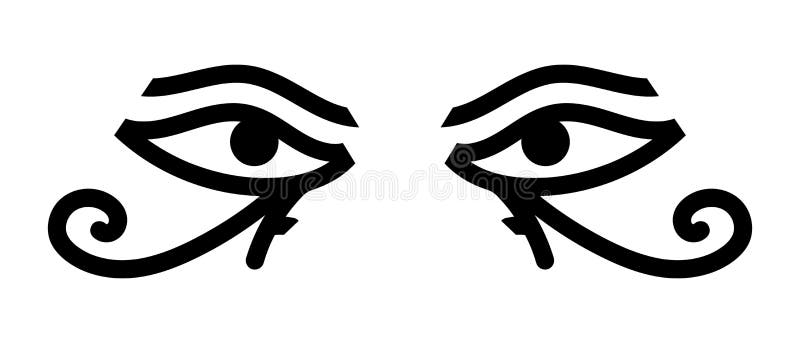 Tattoo of Eye of Horus Egyptian
