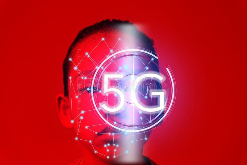 Eye recognition technology on new cyber technology 5G wireless internet wifi connection, isolated on future concept in global stock images Eye recognition technology on new cyber technology 5G wireless internet wifi connection, isolated on future concept in global stock images