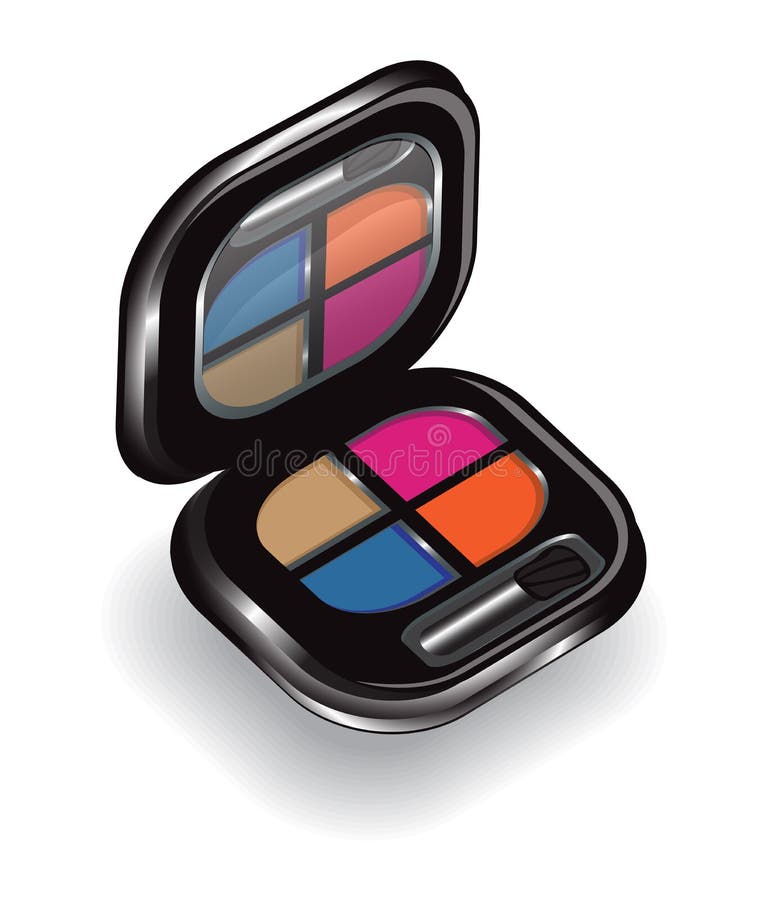 Eye shadow stock illustration. Illustration of makeup 28244428