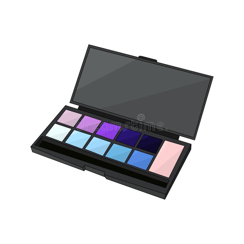 Set of Colorful Makeup Items. Hand Drawing. Vector Illustration in