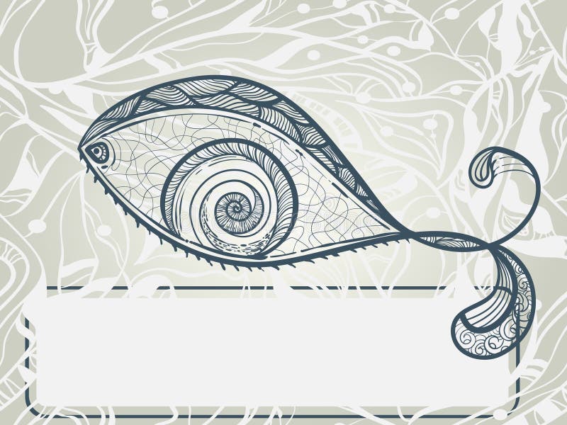Download Eye shaped fish stock vector. Illustration of complicated - 20336570
