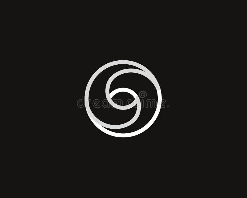 Eye swirl spiral infinity logo symbol design template. Creative linear camera shutter media vision logotype. royalty free illustration Eye swirl spiral infinity logo symbol design template. Creative linear camera shutter media vision logotype. royalty free illustration