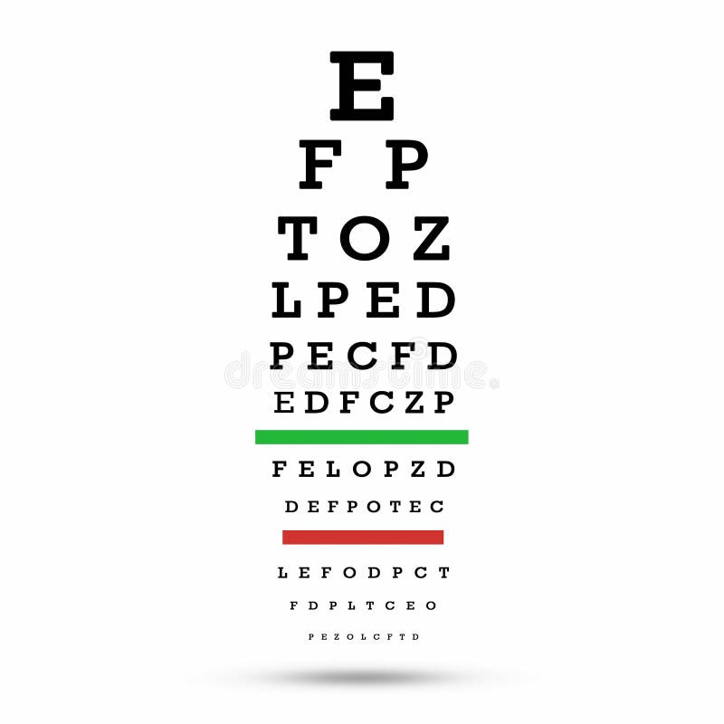 Alphabet Eye Chart