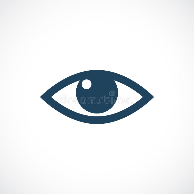 Eye vector icon stock illustration Eye vector icon stock illustration