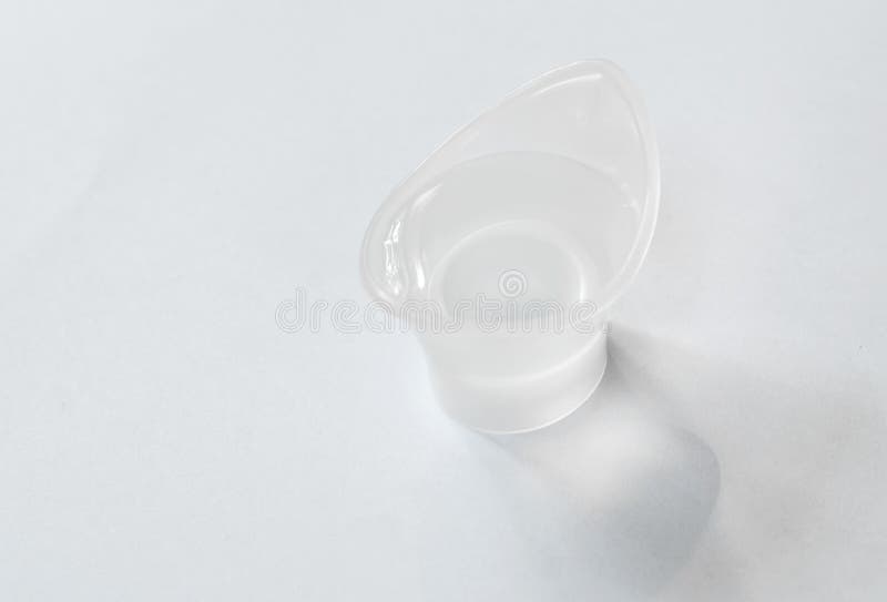 Eye Wash Solution in Cup on White Background Stock Photo Image of health, drop 160970002