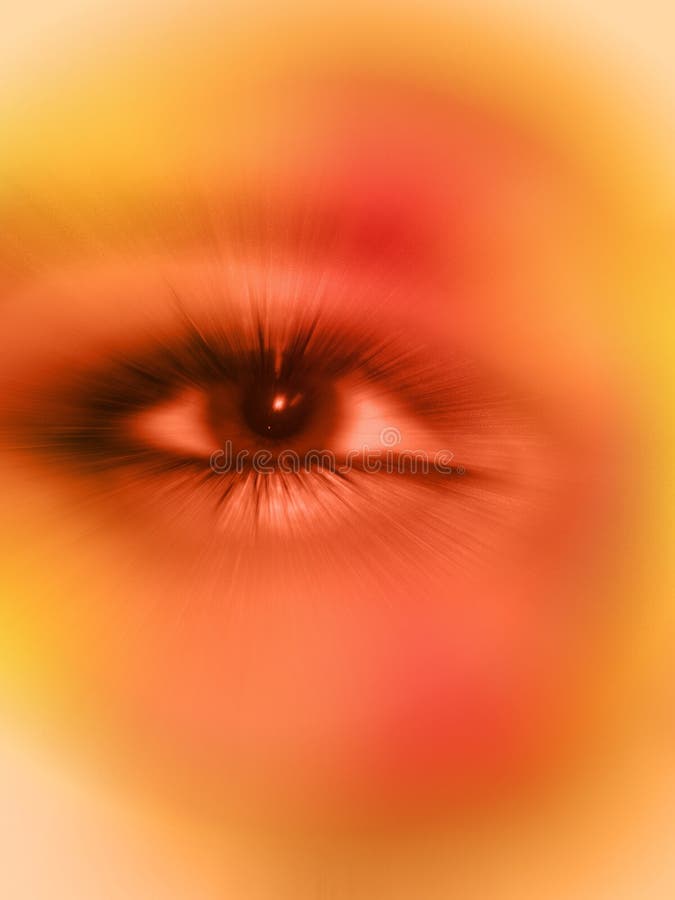 Eye Watching on you stock illustration. Illustration of blind 84959