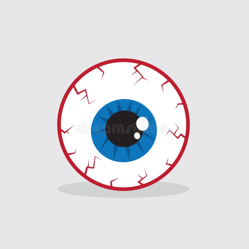 Bloodshot eye stock illustration. Illustration of iris 3527907