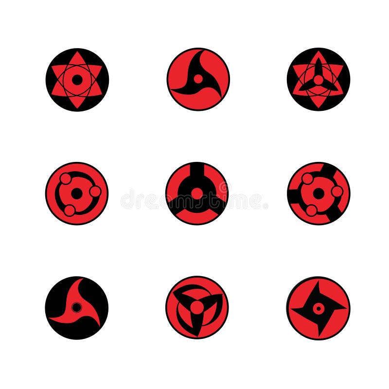 Naruto Sharingan/Rinnegan Vector Set