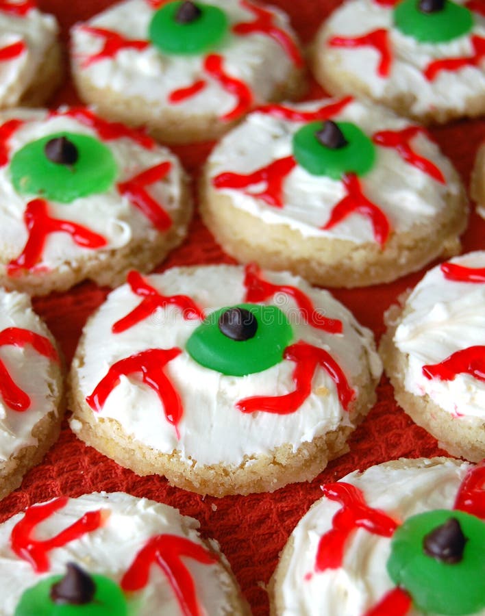 Eyeball Sugar Cookies stock image. Image of eyes, snack - 61520463