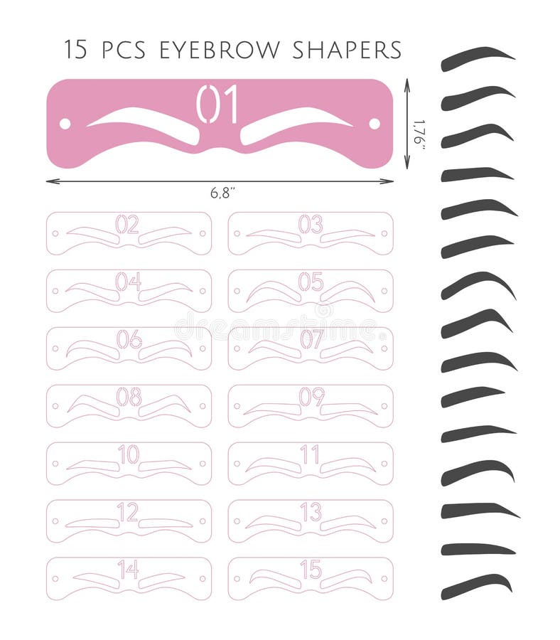 Eyebrow Stencil Stock Illustrations 34 Eyebrow Stencil Stock Illustrations Vectors Clipart Dreamstime
