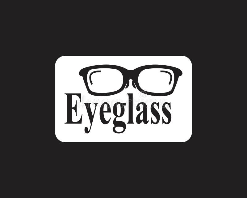 Eyeglass Logo Vector Template Illustration Stock Vector Illustration