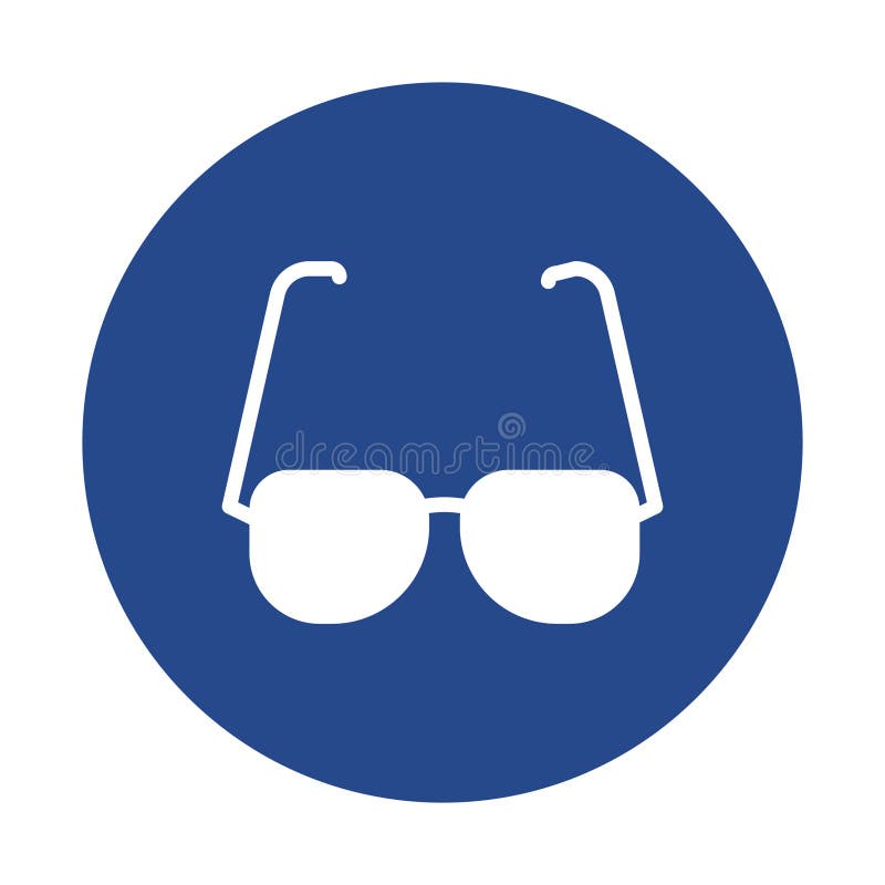 Eyeglasses Vector Icon Which Can Easily Modify or Edit Stock Vector