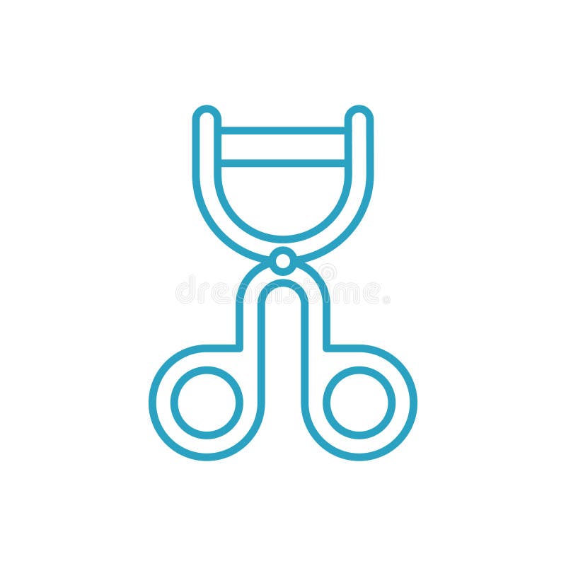 Eyelash Curler. Vector Illustration Decorative Design Stock Vector