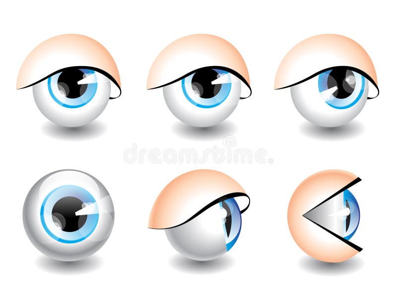 Olhos do homem do Anime ilustração do vetor. Ilustração de pessoa - 33984003