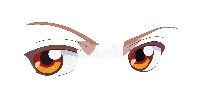 Vector eyes (asian manga style). EPS and JPG formats