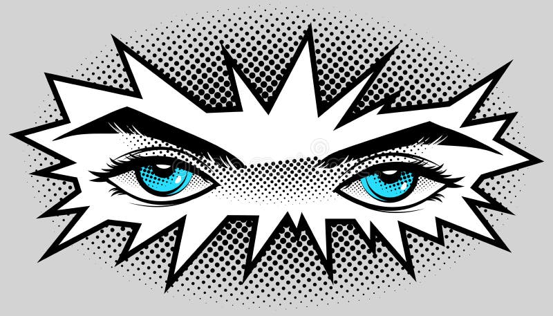 Anime Manga Eyes Looking from a Paper Tear Stock Vector - Illustration of  smile, tshirt: 273660949