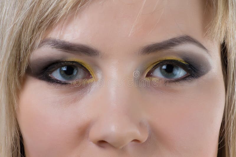 Eyes looking at camera stock photo. Image of reflection 40300452