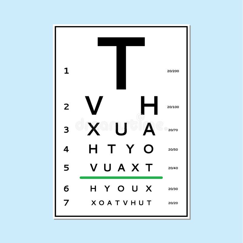 Eye Test Chart For Toddlers