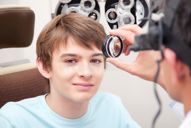 Eyesight Test Examination stock image. Image of medicine 36707539