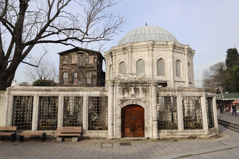 Eyup Sultan Mosque Complex in Istanbul Stock Image Image of historic
